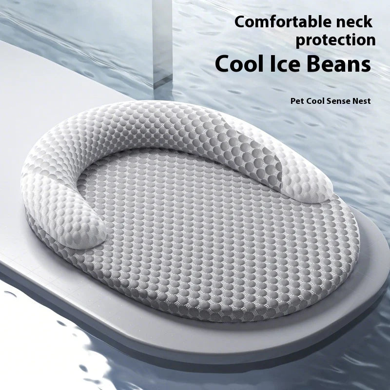 New Summer Pet Cooling Mat Removable Washable Dog Bed Mat Cat Bed Dog Sleeping Mat Suitable for All Seasons Cool Mattress Gift