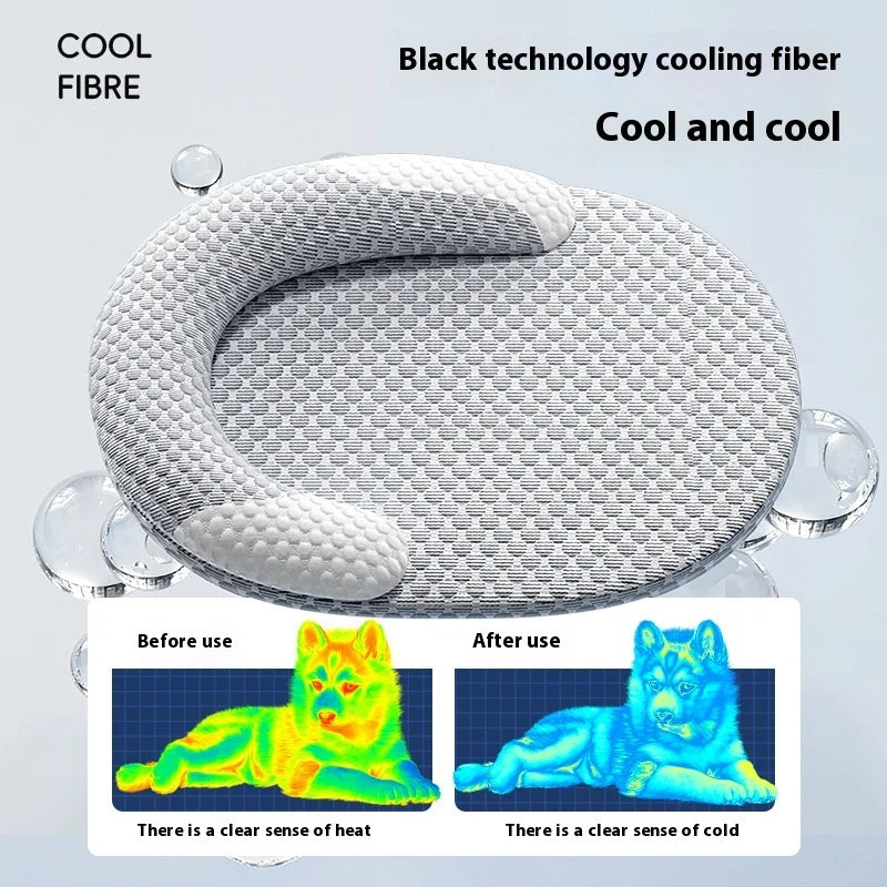 New Summer Pet Cooling Mat Removable Washable Dog Bed Mat Cat Bed Dog Sleeping Mat Suitable for All Seasons Cool Mattress Gift