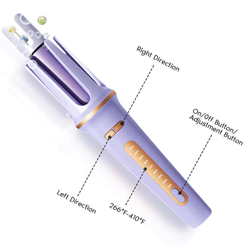 Eu Us in Stock Portable Automatic Hair Curler Professional Electric Automatic Curling Iron